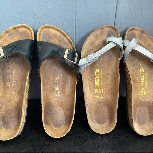 Lot 2 Birkenstock Madrid & Piazza Sandal Sz 39/8 Women’s - Picture 2 of 10